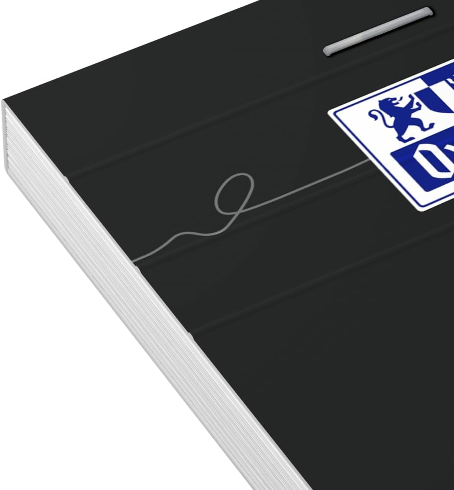 Thumbnail 4 de Oxford Smart anteckningsblock A4, 160 sidor, rutade 5 x 5, svart