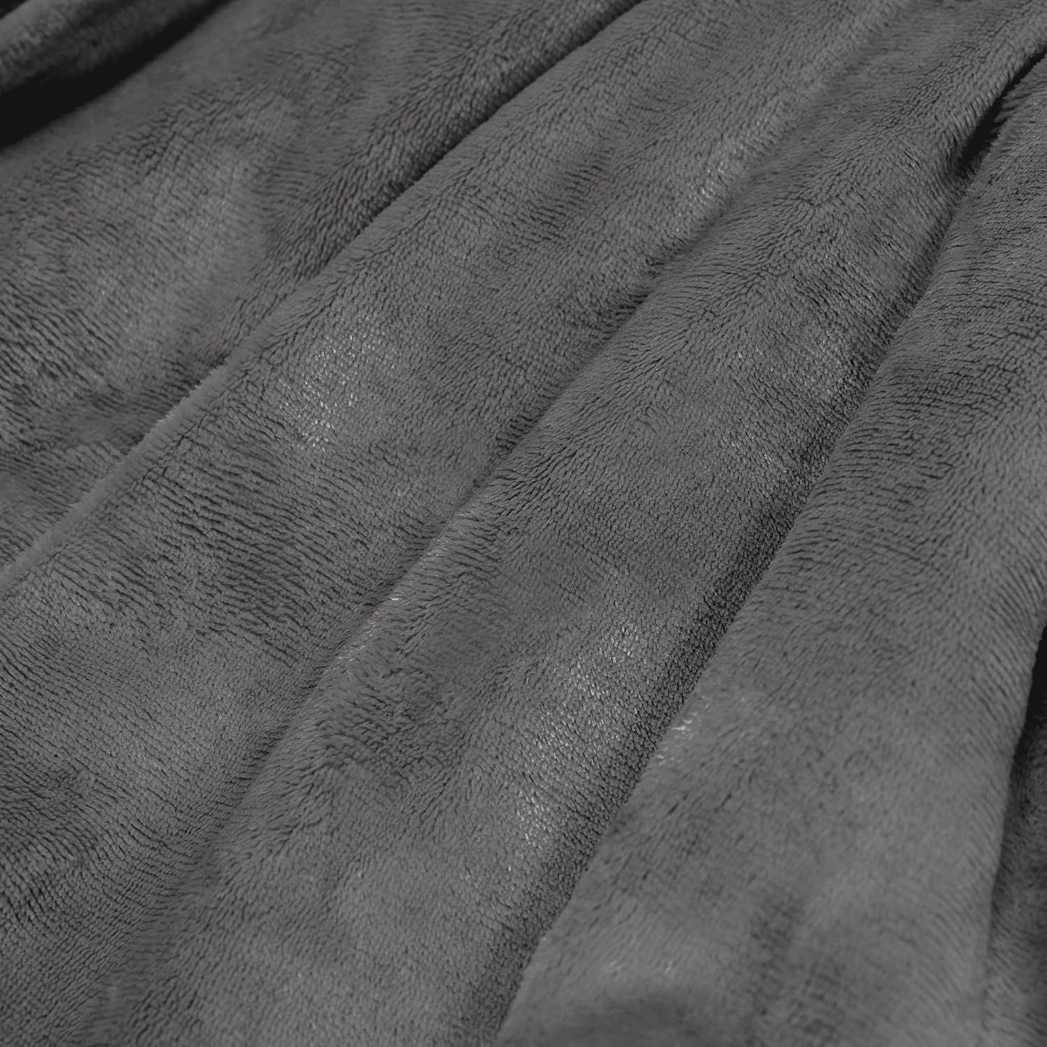 Detalle de BEAUTEX Sherpa blanket Throw Blanket, 50" x 60", Flannel and Sherpa