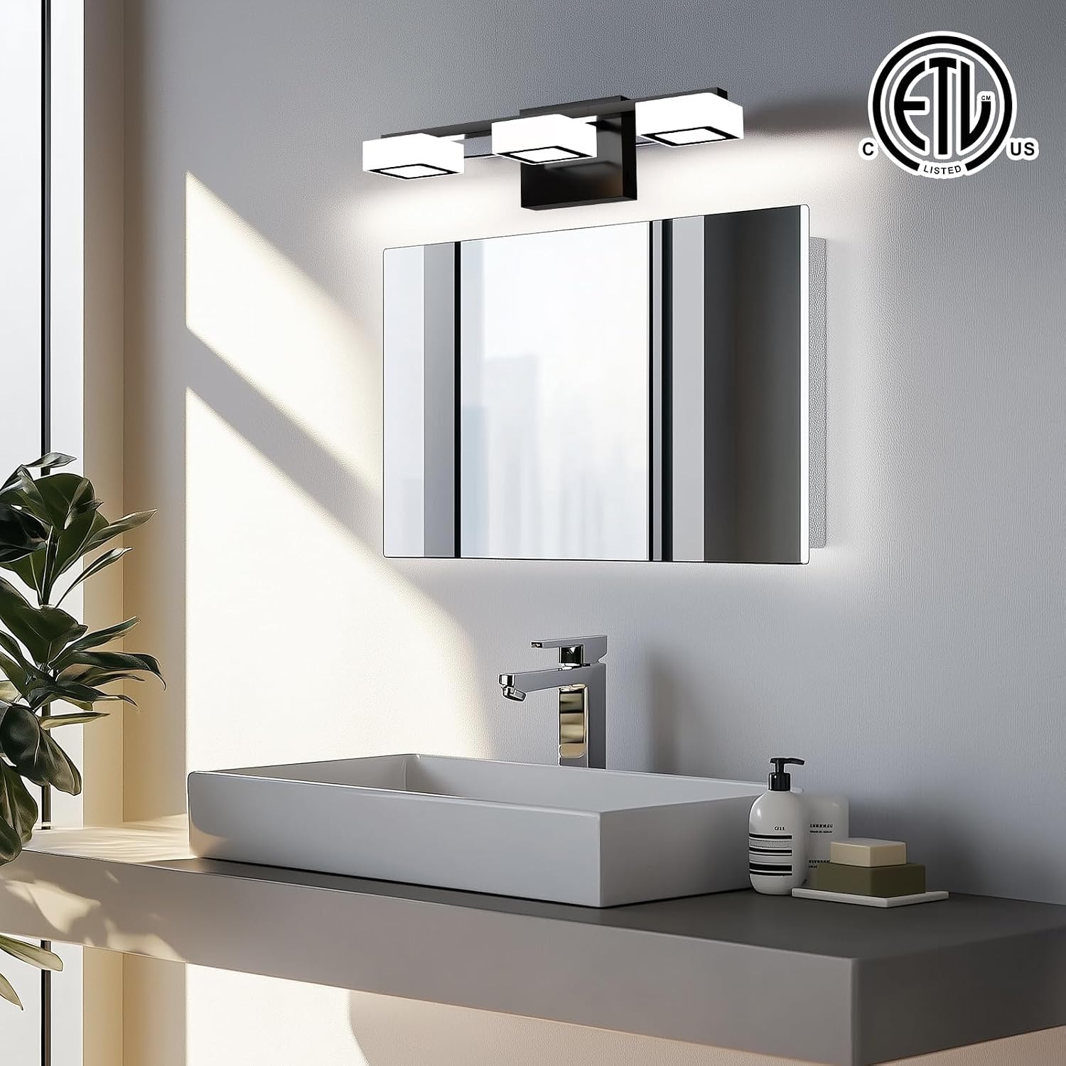 Detalle 2 de LED Modern 3-Light Vanity 18 Inch