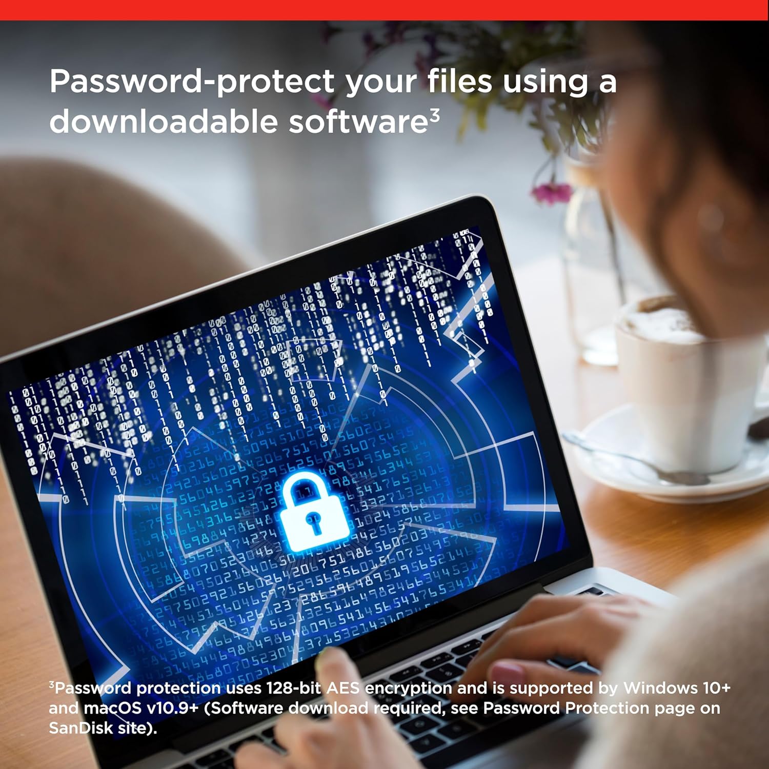 Thumbnail 6 de SanDisk Ultra Luxe USB Type-A Flash Drive 256GB (USB 3.2 Gen 1 + up to 400MB/s) with Password Protection and Metal Design