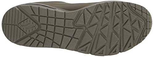 Detalle de Skechers Damen UNO Stand ON AIR Sneakers Olive Durabuck, 39.5 EU