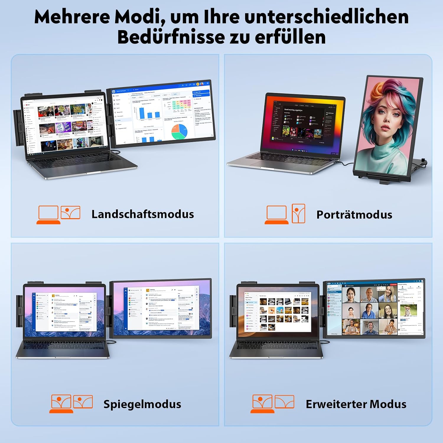 Thumbnail 3 de MAGICRAVEN Laptop Bildschirm Erweiterung 15.6 Zoll
