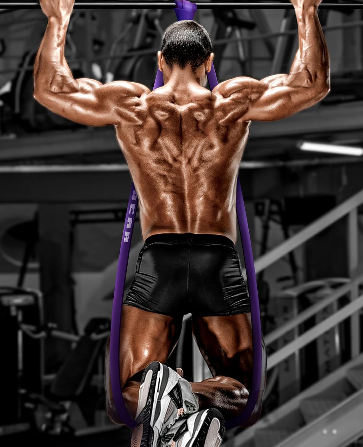 Thumbnail 3 de HAPBEAR Pull Up Assistance Bands Set of 5 - Resistance Bands for Workout