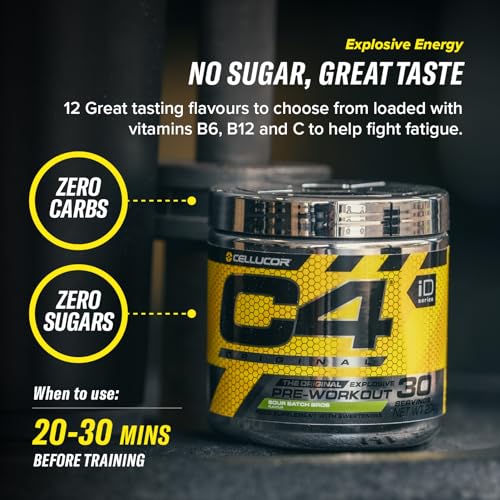 Detalle 2 de C4 Original 60 raciones — preentrenamiento 150 mg cafeína 🍹
