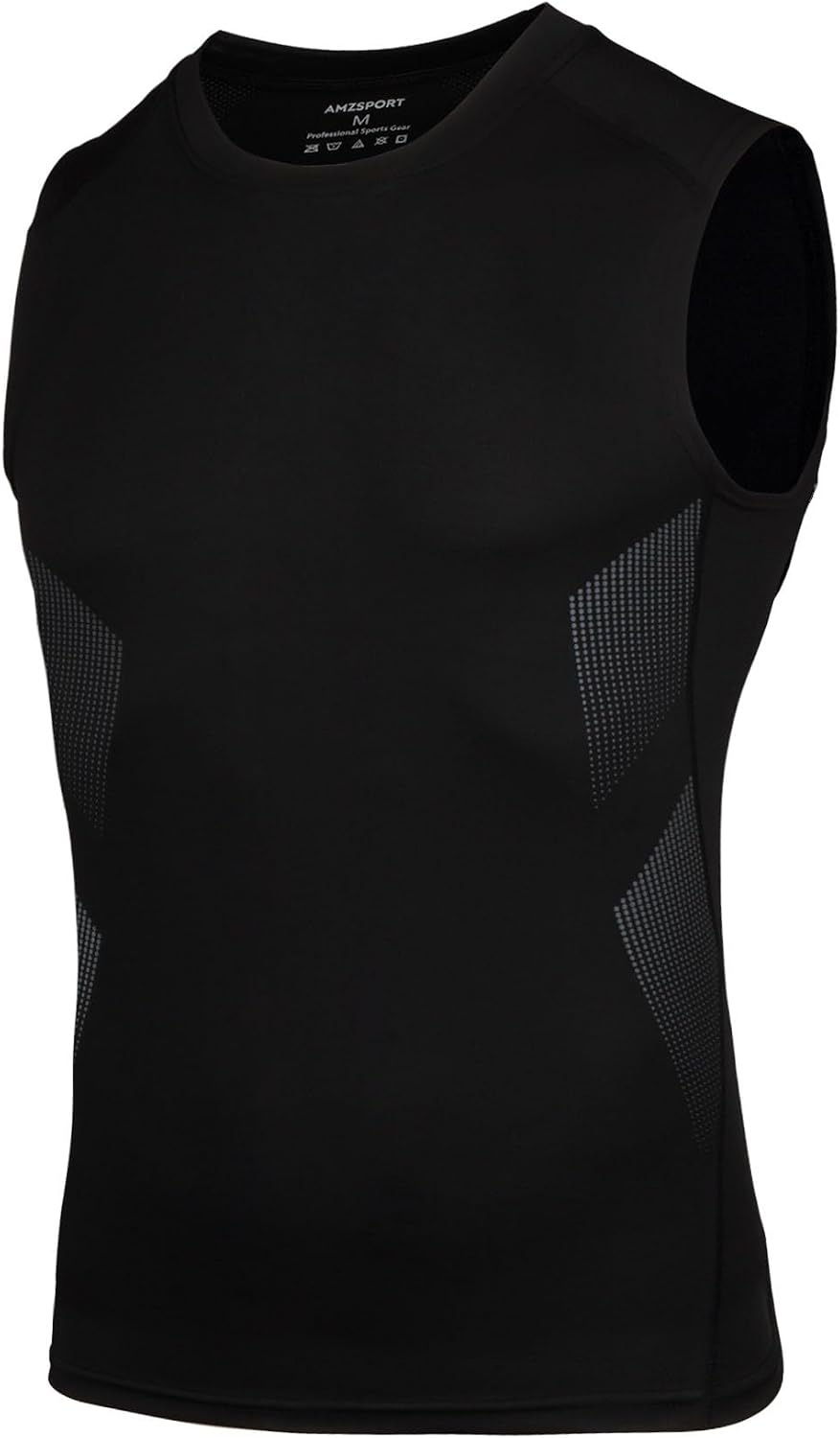 Detalle de AMZSPORT canotta compressione da uomo per palestra, running e bodybuilding