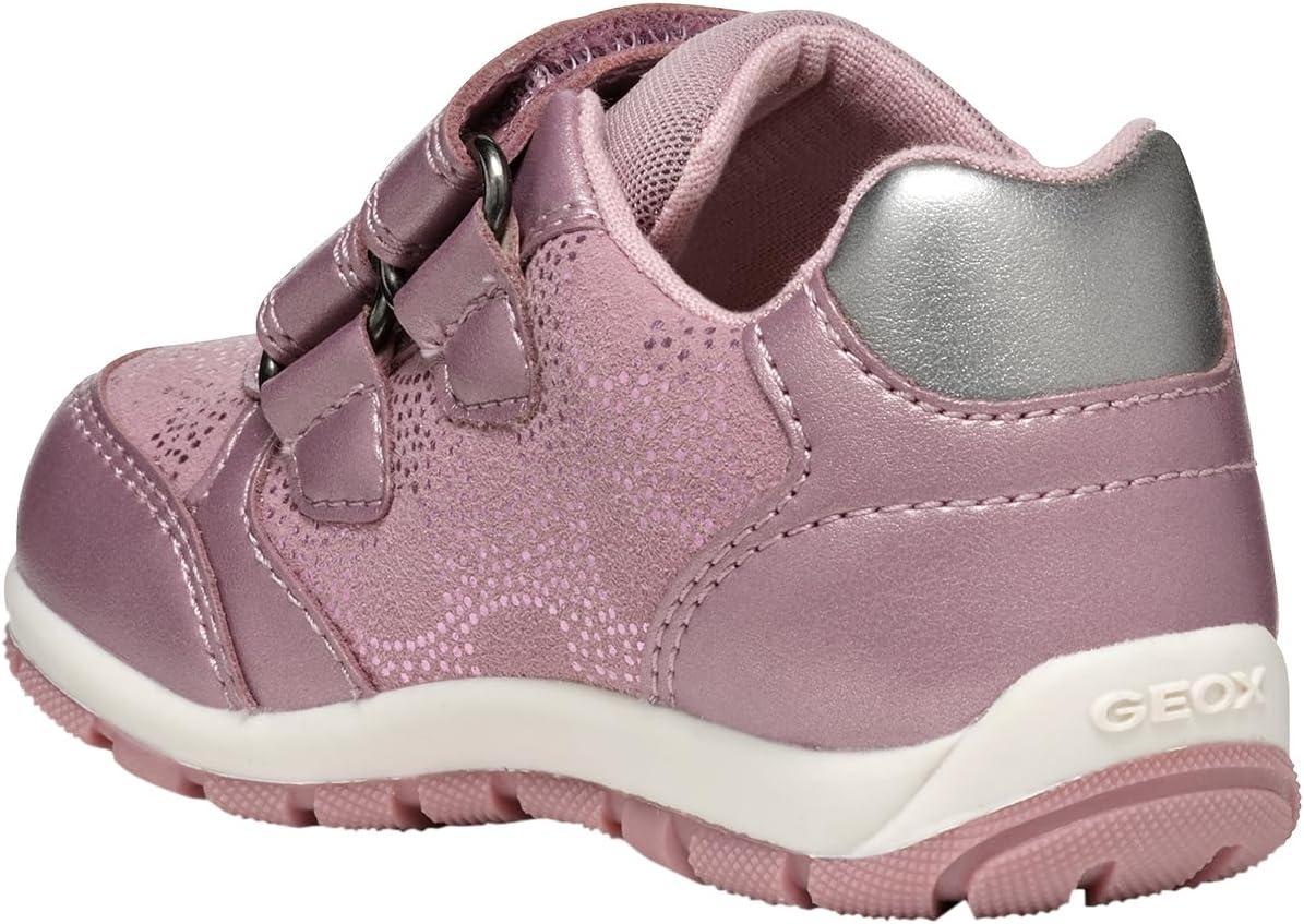 Detalle de Geox B Heira Girl A BasketBébé Fille : tendance et simplicité pour les premières baskets