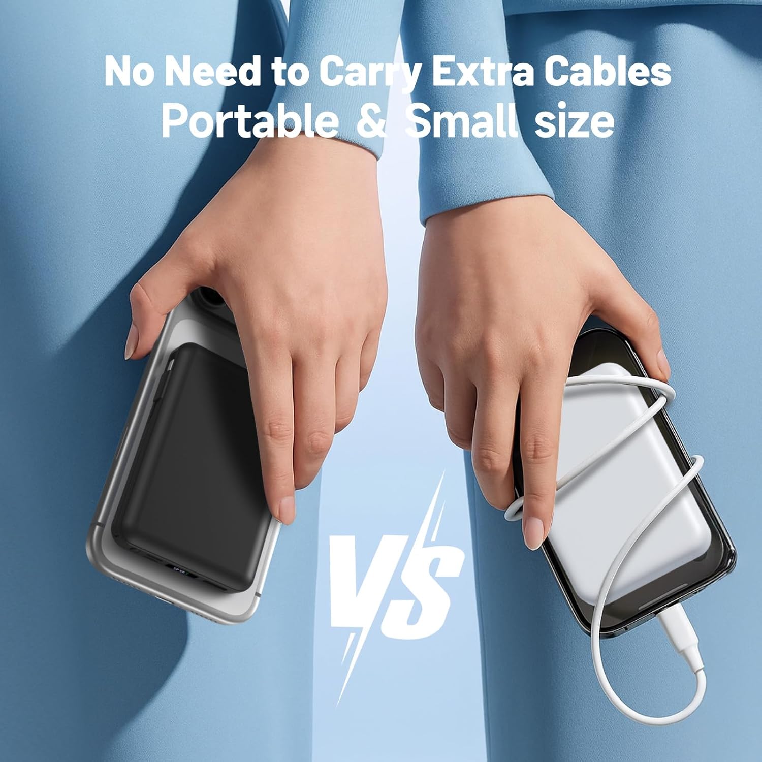 Thumbnail 6 de Vexnara Powerbank MagSafe 10000mAh – Caricatore Portatile Wireless 20W con Display LED