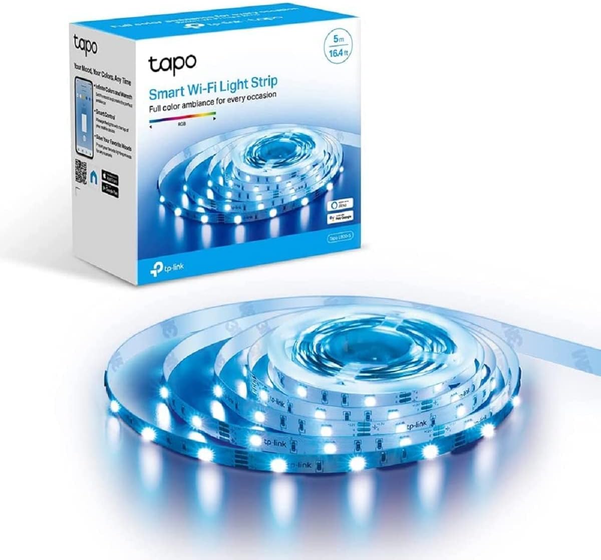 Detalle de TP-Link Tapo L920-5 スマートLEDテープライト 5m・RGBIC・グラデーション対応