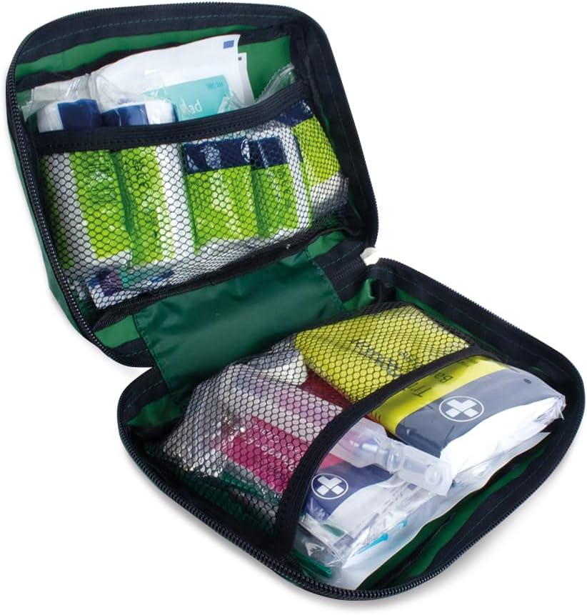 Detalle 2 de Reliance Medical Lewis-Plast Premium Erste-Hilfe-Set mit 90 Teilen – für Zuhause, Büro, Auto & Reisen (grün)