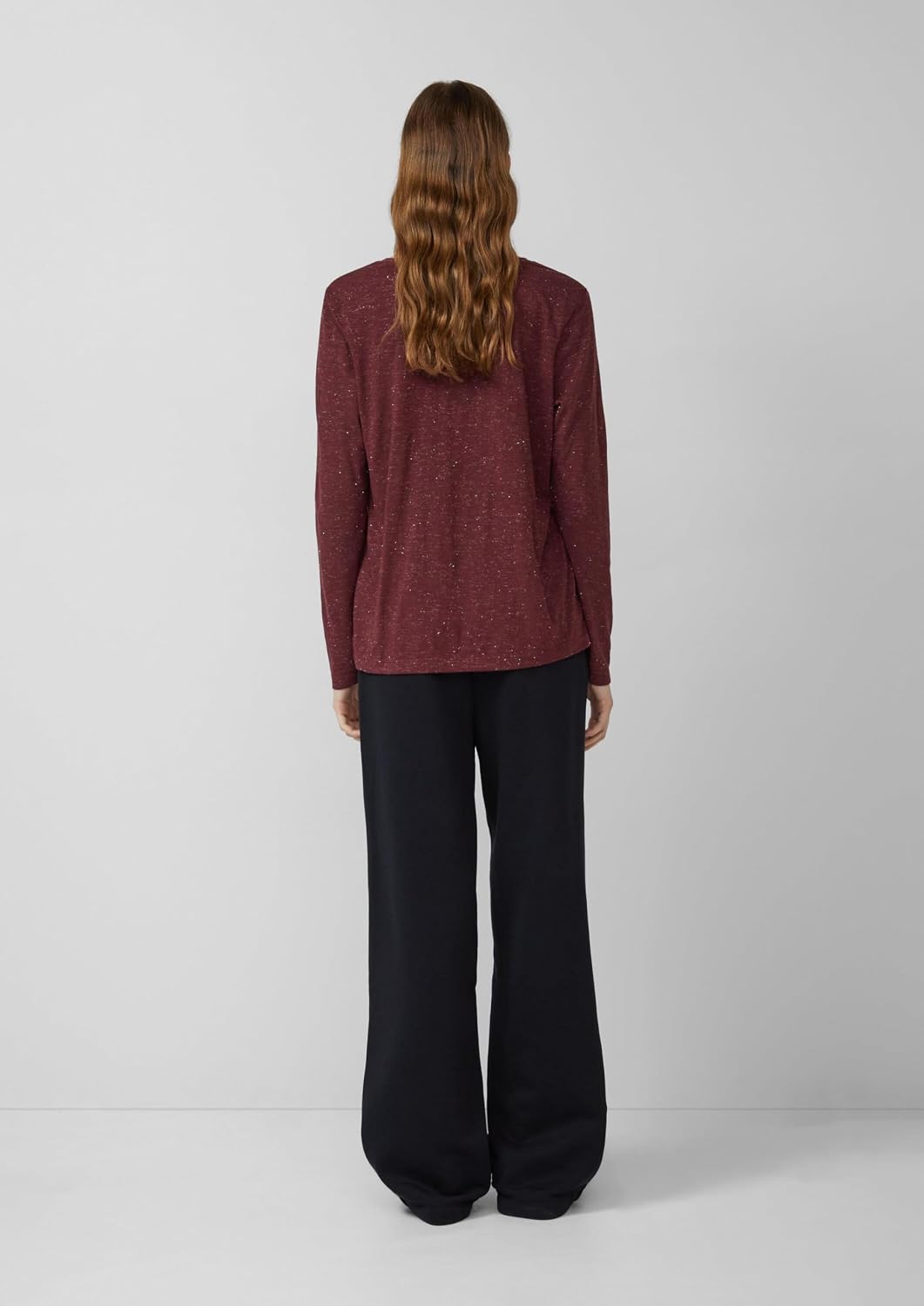 Thumbnail 6 de s.Oliver Damen T-Shirt Langarm V-Neck