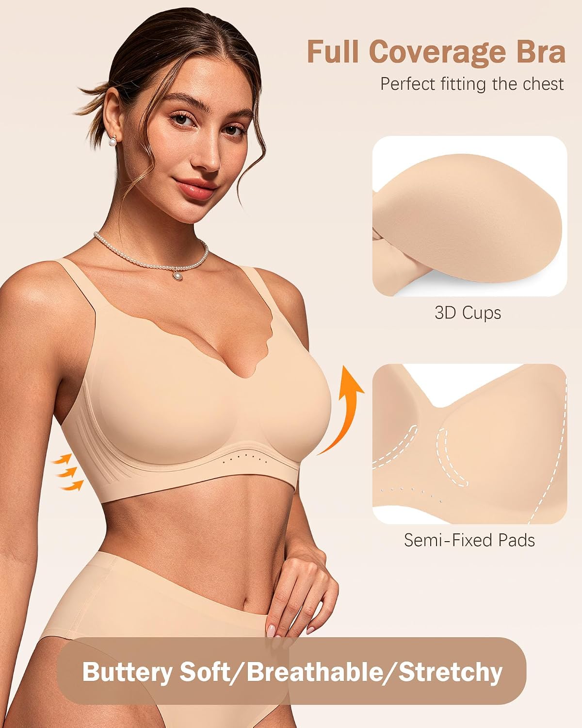 Thumbnail 2 de HORISUN Wireless Bra Seamless