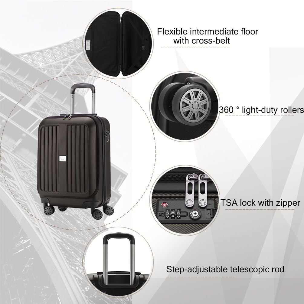 Detalle de HAUPTSTADTKOFFER X-Berg: Valigie rigide espandibili 3 dimensioni (75×52×31 cm), 105–126 L, ABS