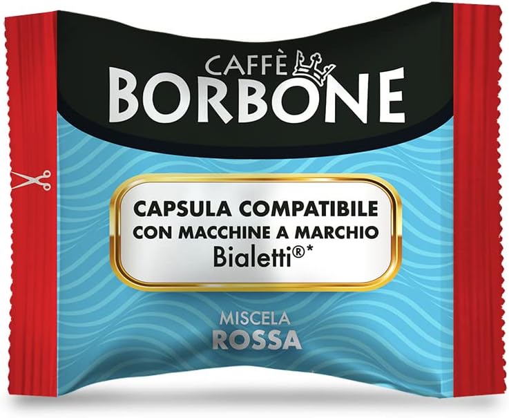 Detalle 2 de Caffè Borbone Café Roja 100 Cápsulas ☕ Compatibles Bialetti