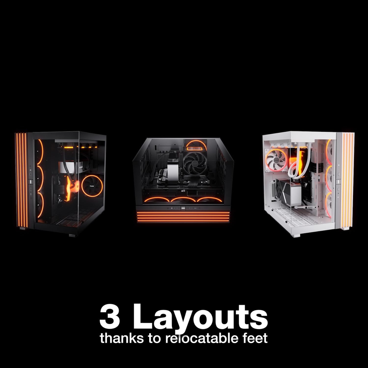 Detalle de be quiet! Light Base 900 FX BGW71(LGT-BSE-900/FX/BK)フルタワーPCケース、E-ATX・ピラーレス設計