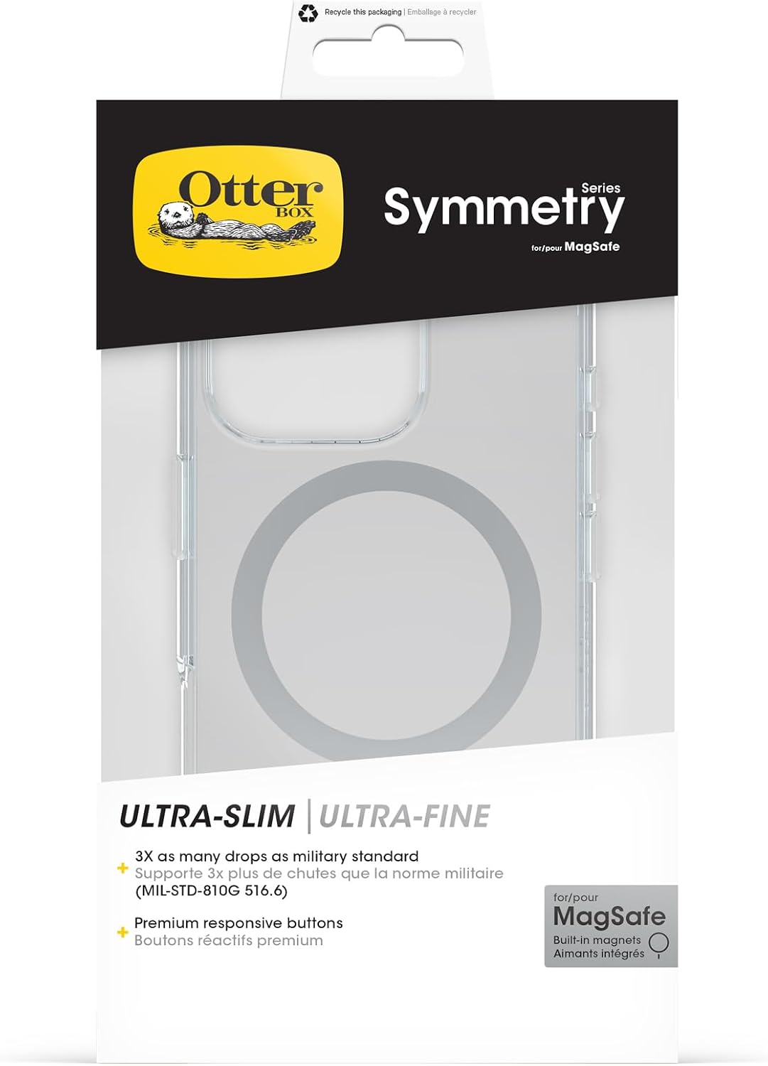 Thumbnail 4 de Otterbox Coque Symmetry Series Clear MagSafe pour iPhone 16 Pro ⚙