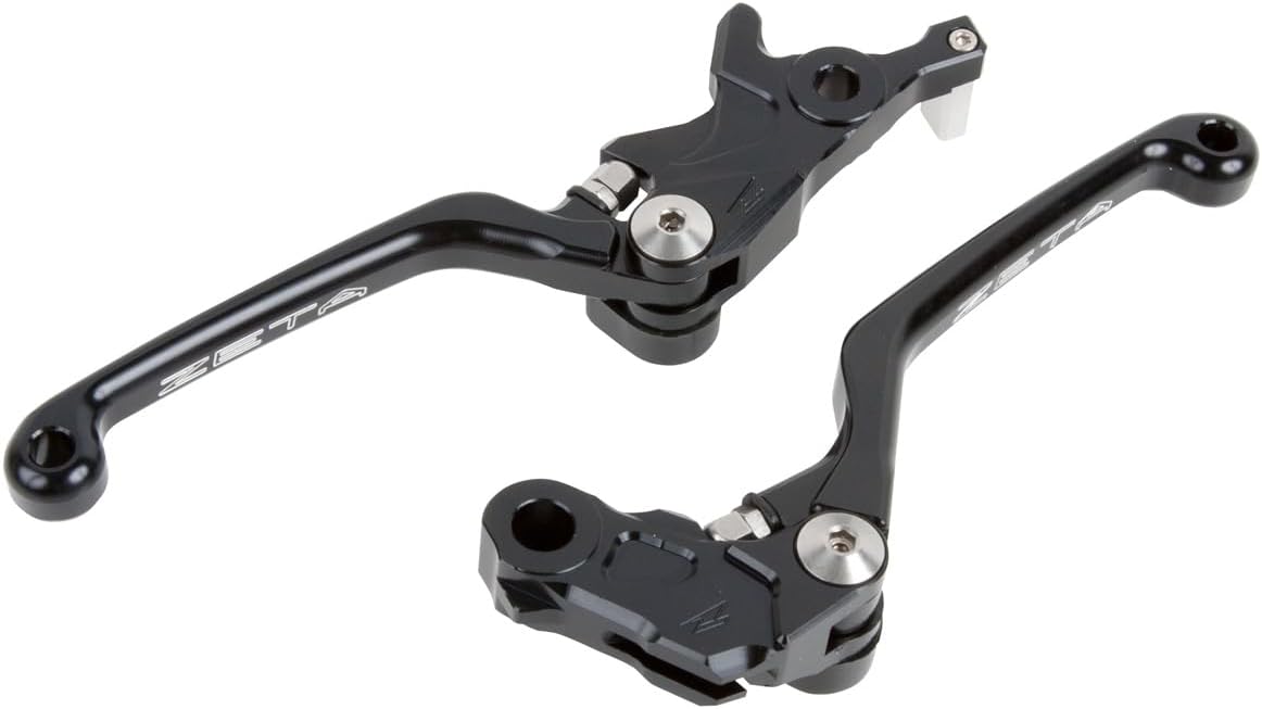 Detalle de ジータレーシング ピボット ストリート レバーセット F5620/ZS62-1020 ブラック、可倒式アルミ製