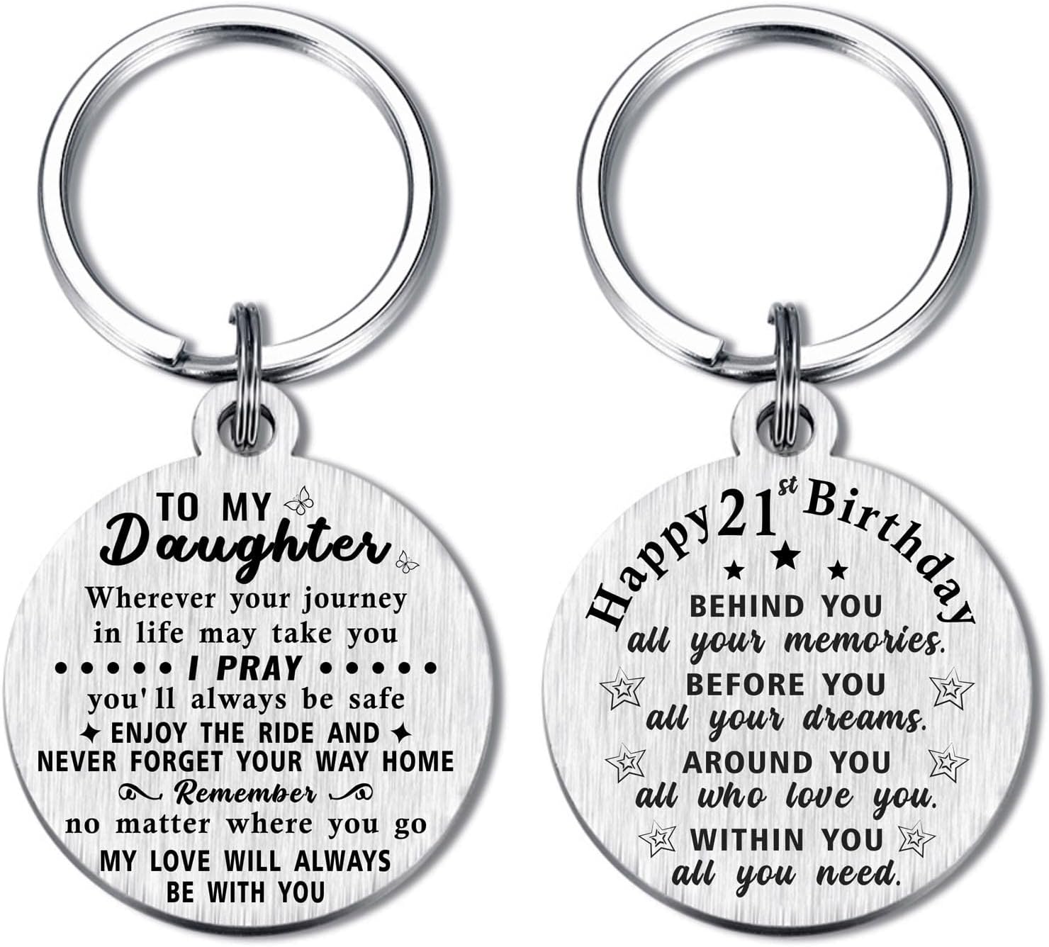 Thumbnail 6 de 21st Birthday keychain 2005, stainless steel