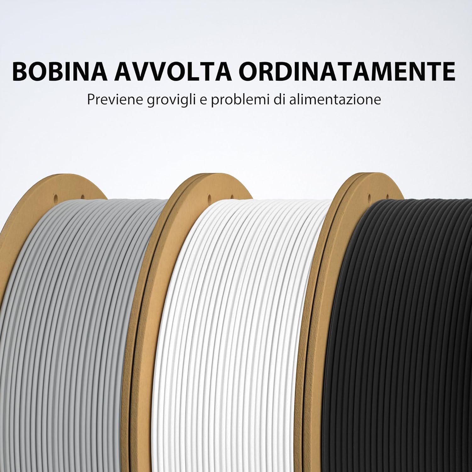 Thumbnail 2 de ELEGOO Filamento PLA Matte Rosso Rubino 1 kg (1,75 mm) opaco per stampanti 3D FDM