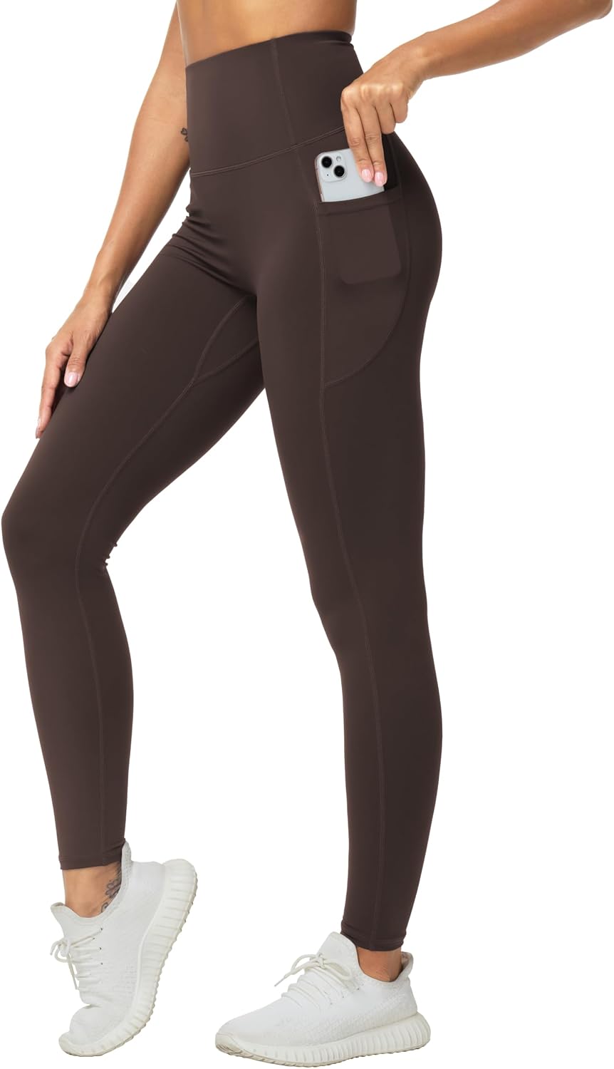 Thumbnail 1 de THE GYM PEOPLE Scrunch Butt Leggings for Women, High Waist, No Front Seam, Side Pockets