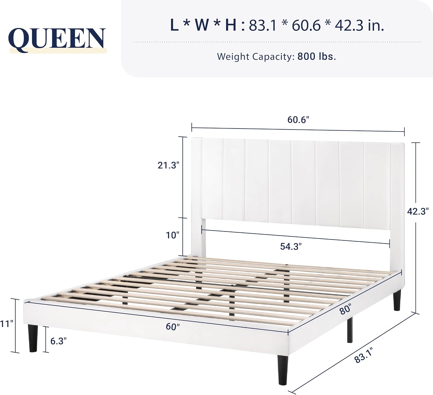 Detalle de Allewie Queen Bed Frame