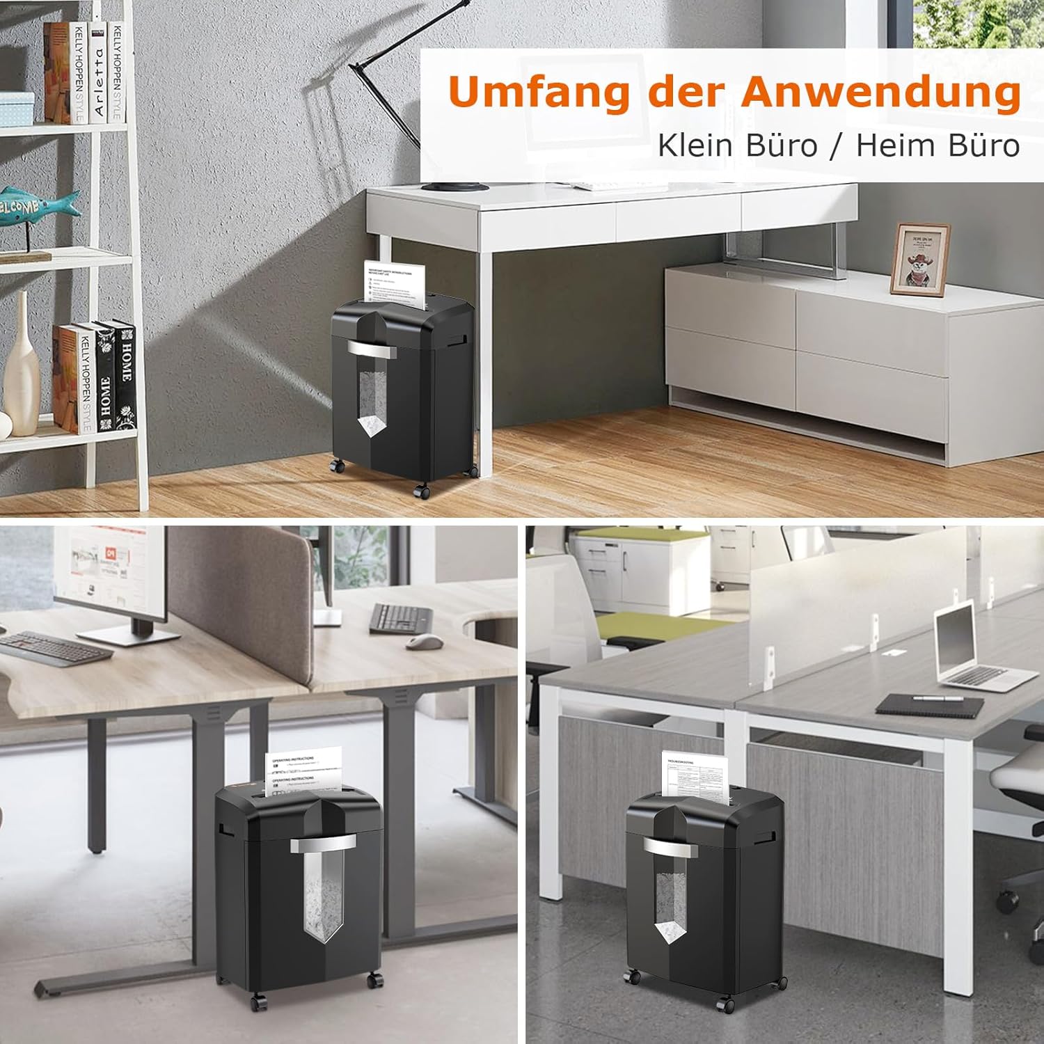 Thumbnail 5 de Bonsaii C266‑B Partikelschnitt Aktenvernichter 12 Blatt 🗑️