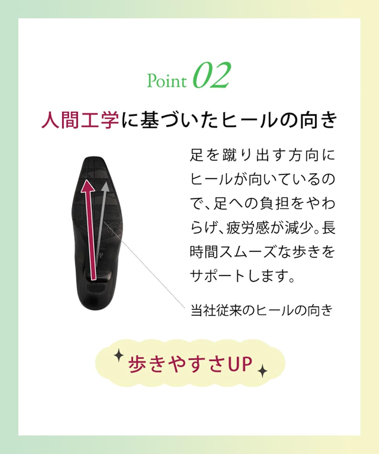 Detalle 1 de ワコール サクセスウォーク WFN566 レディースパンプス 5cmヒール・ラウンドトゥ・山羊革