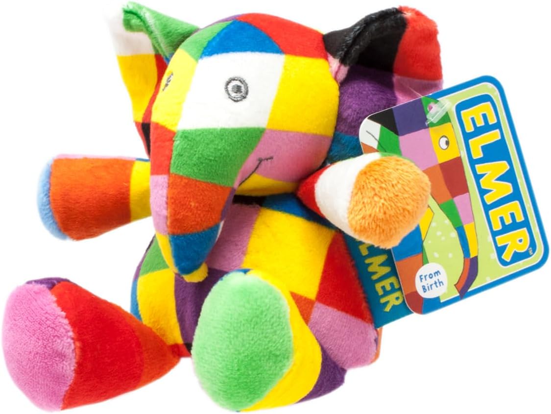 Thumbnail 1 de Elmer Baby Rattle by Rainbow Designs