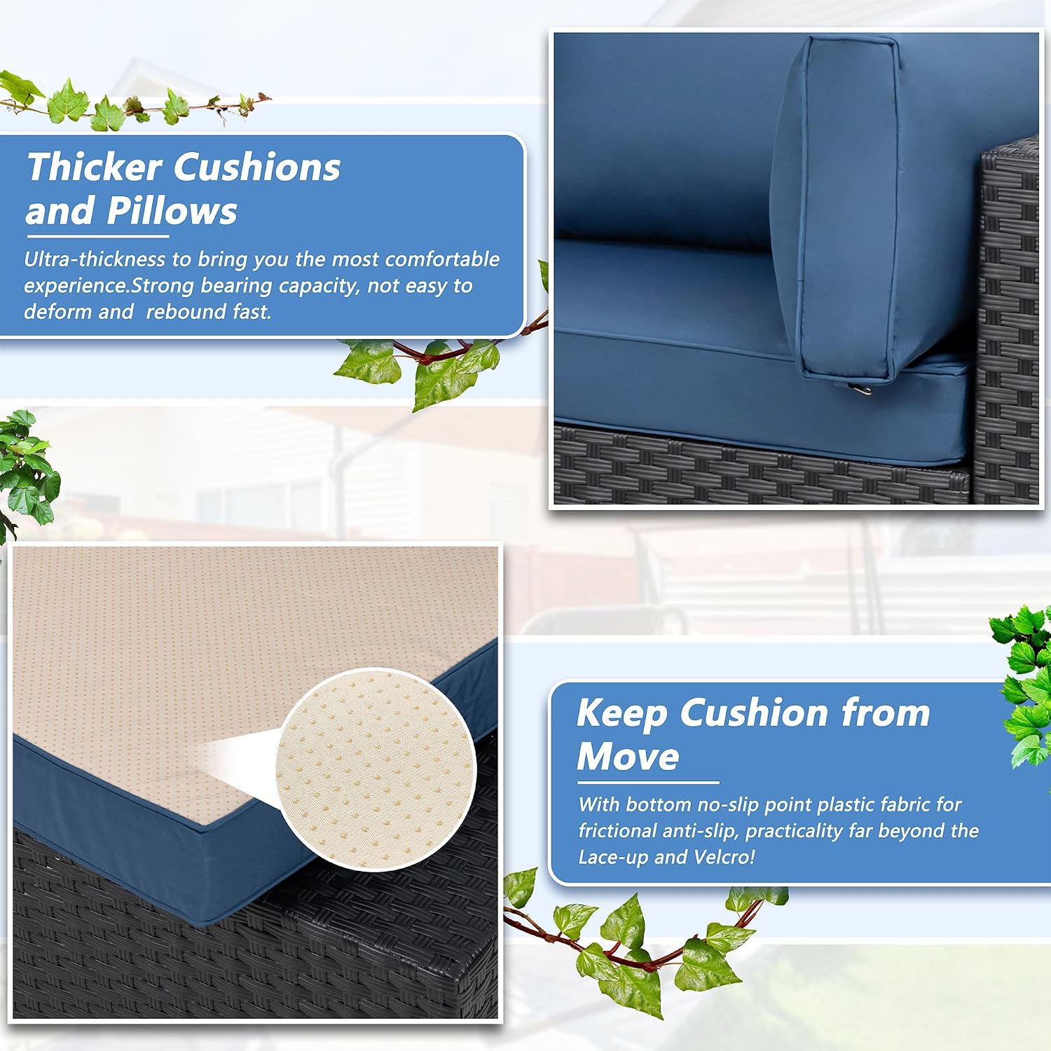 Detalle de Outdoor Patio Furniture Set, 5-Piece