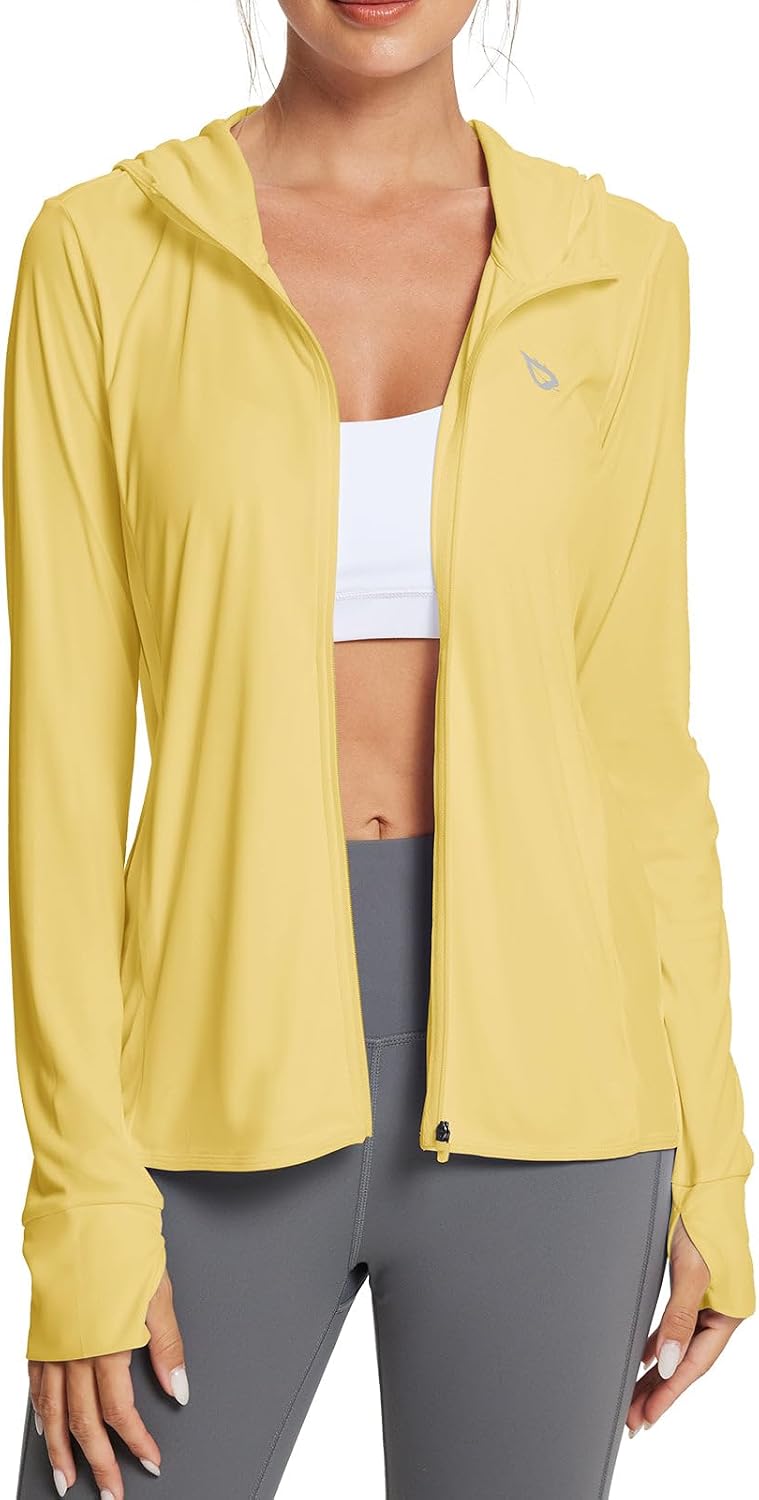 Detalle de baleaf Women's Sun Protection Jacket Hoodie – Lightweight UPF 50+ Cover Up
