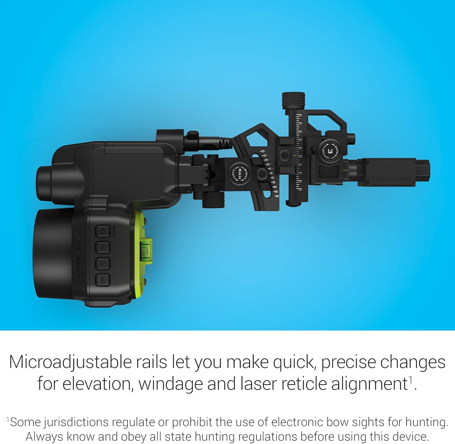 Detalle de Garmin Xero A1i PRO Bow Sight – Right-Handed Auto-Ranging Digital Aim with Microadjustments
