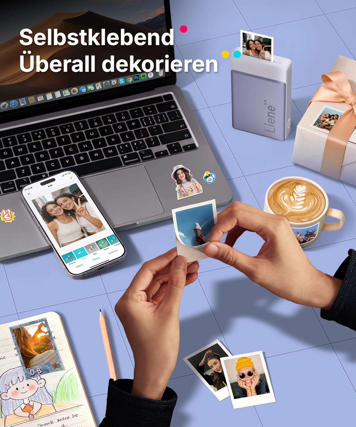 Thumbnail 3 de Liene Pearl N200 Pro Tragbarer Mini Fotodrucker