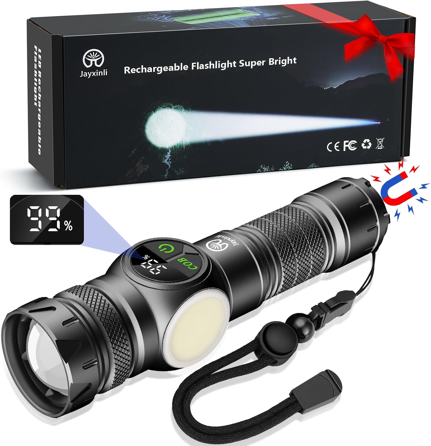 Detalle de Jayxinli F13 LED Torch 500000 Lumens
