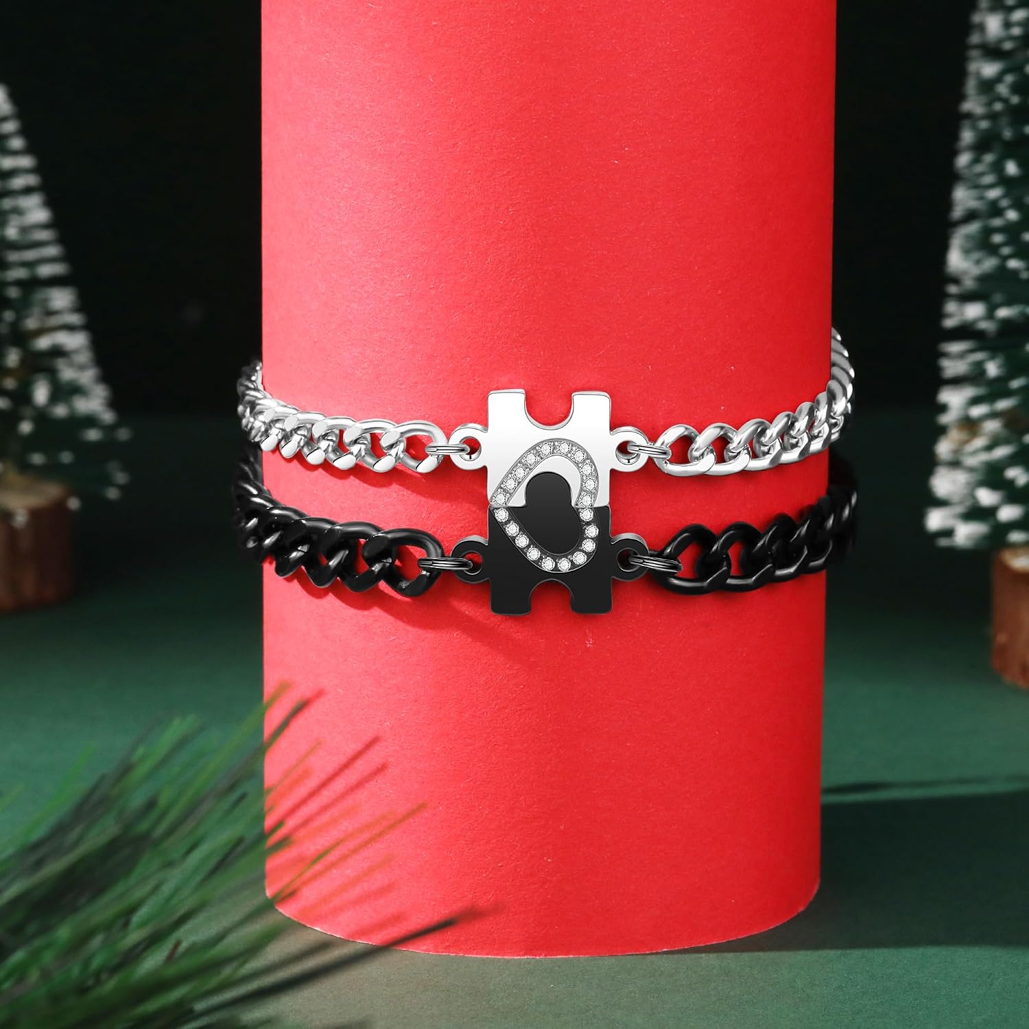Detalle de Gkmamrg Partnerarmbänder verstellbar 16/19 cm ❤