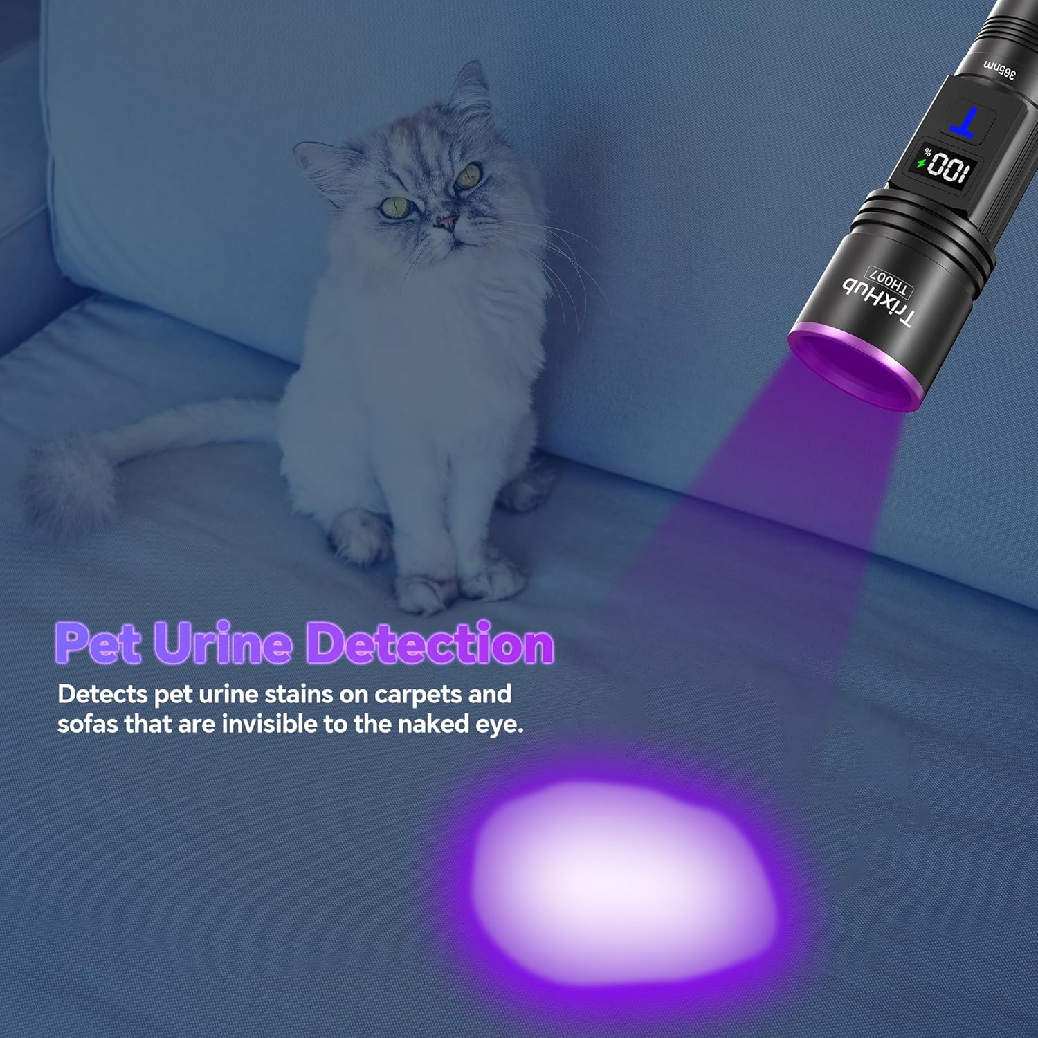 Thumbnail 3 de TrixHub 365nm UV Black Light Flashlight 30W