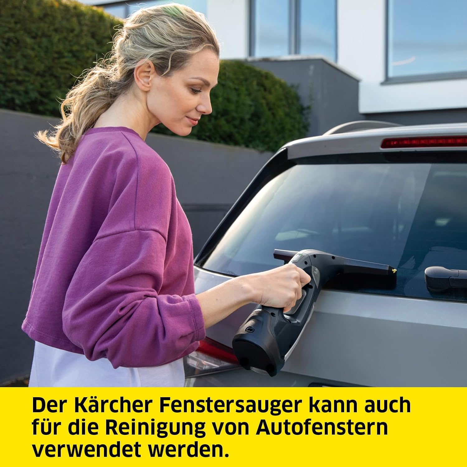 Thumbnail 6 de Kärcher WV 2 Black Edition: Fensterreiniger mit 35-Minuten Akku, 2 Absaugdüsen und mikrofaserreinigtem Zubehör