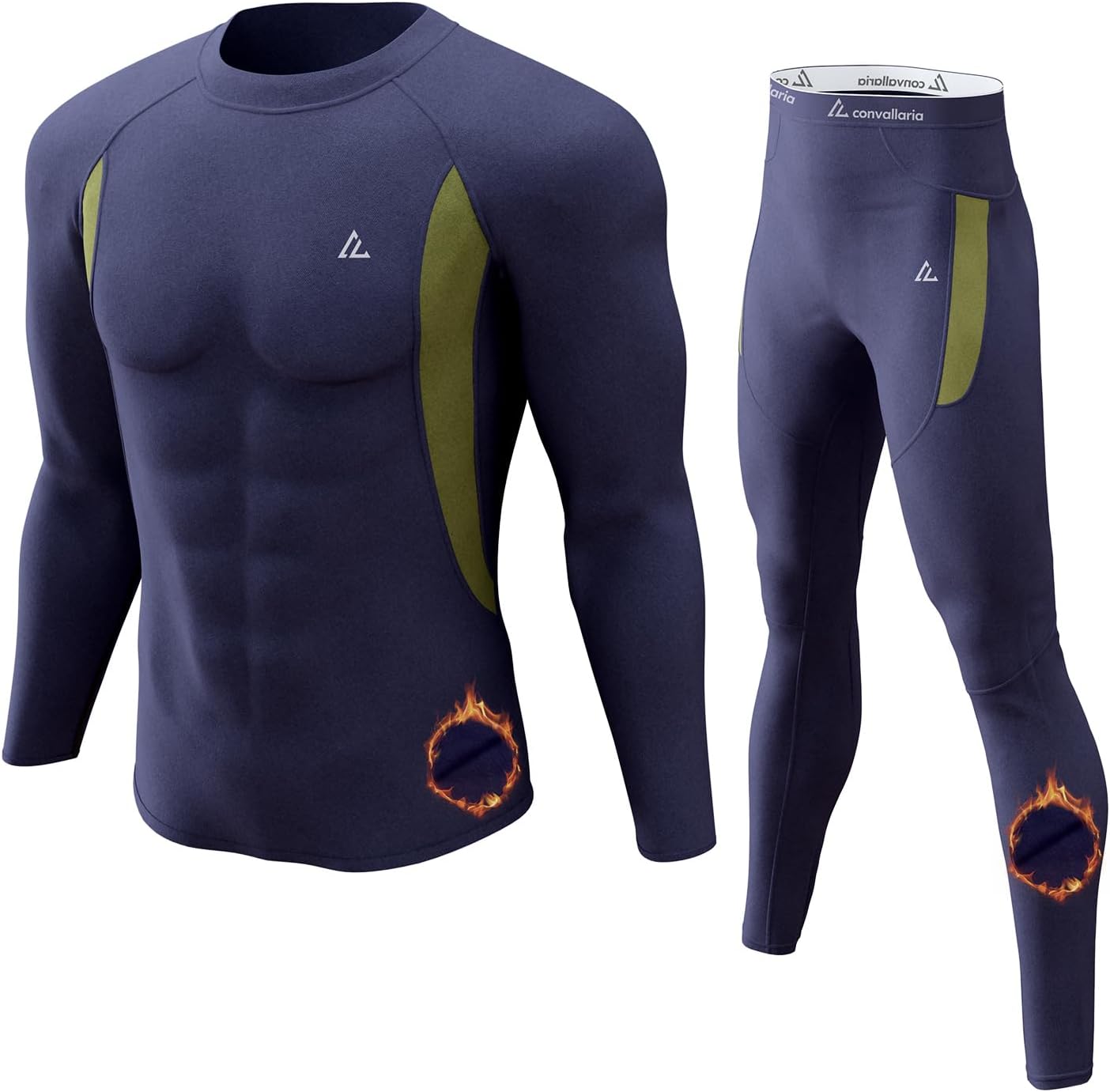 Thumbnail 4 de CL convallaria Men's Thermal Underwear Set 2‑piece 🩲