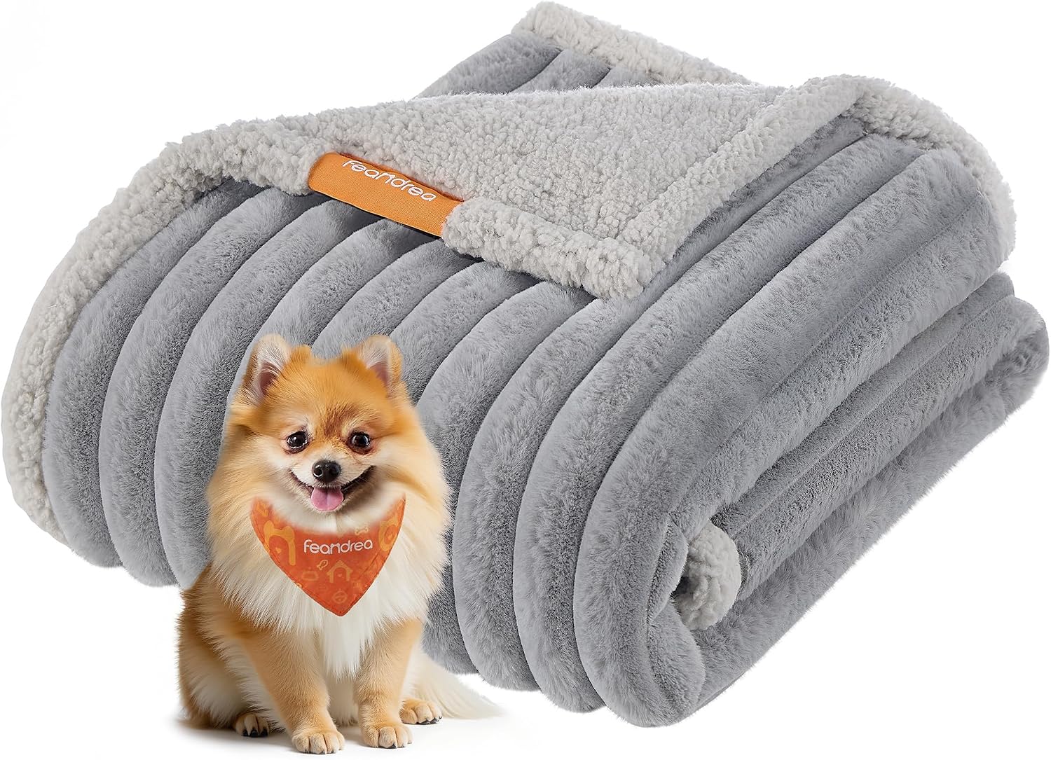 Detalle de FEANDREA BADDI Collection PPB033G01 Waterproof Dog Blanket, Reversible, 73 x 63 cm