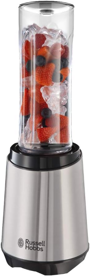 Thumbnail 5 de Russell Hobbs Mix & Go Steel 23470-56 Standmixer & Smoothie Maker to go (bis 23.500 U/min, inkl. 2x 600-ml Mixbehälter)