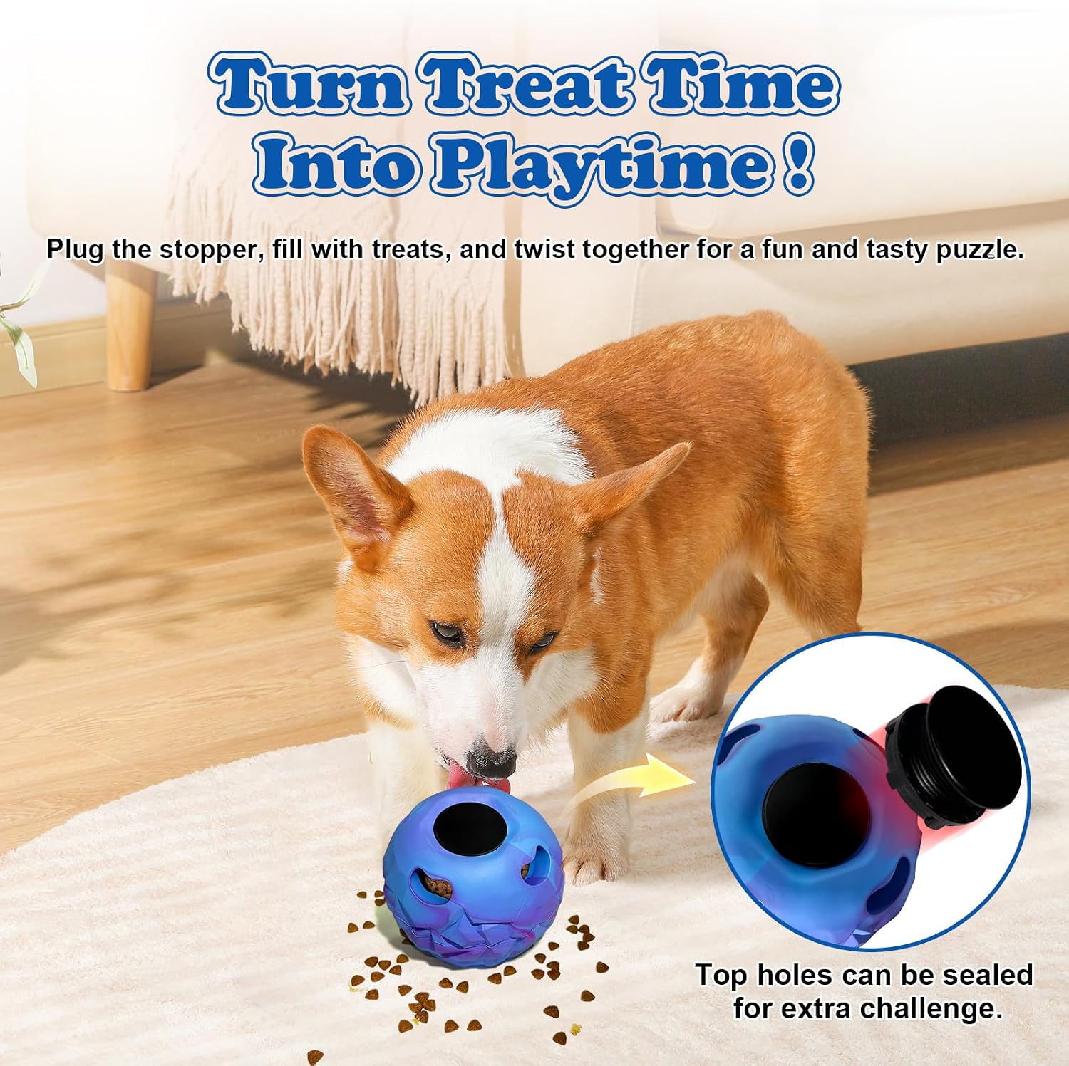 Detalle de Freezeball Large interactive dog toy