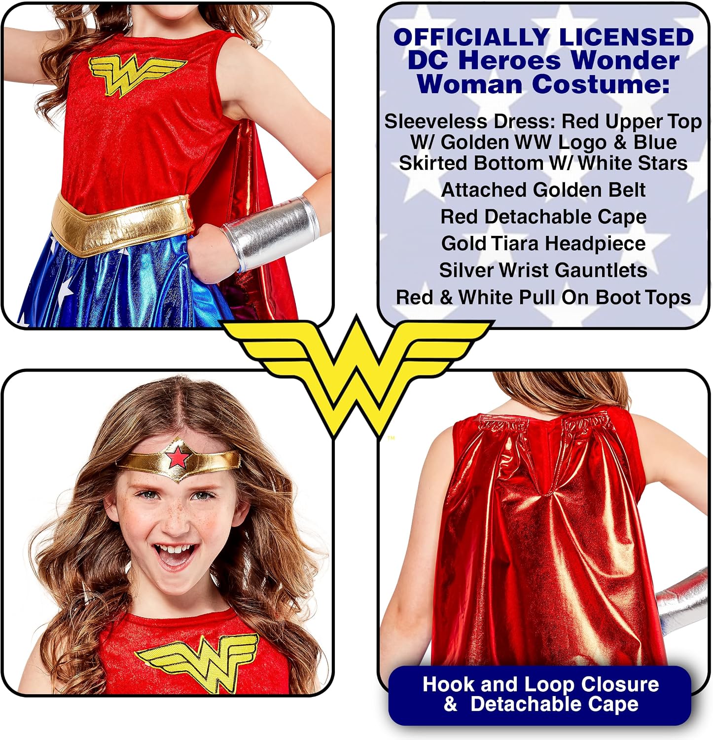 Thumbnail 1 de Rubies kids' Wonder Woman costume, size medium