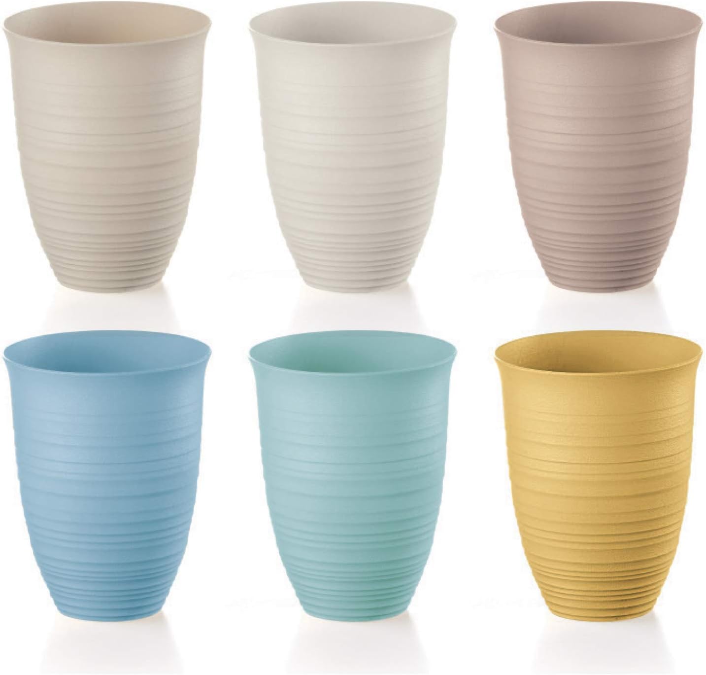 Detalle 2 de Guzzini Tierra set 6 bicchieri bassi 350 ml