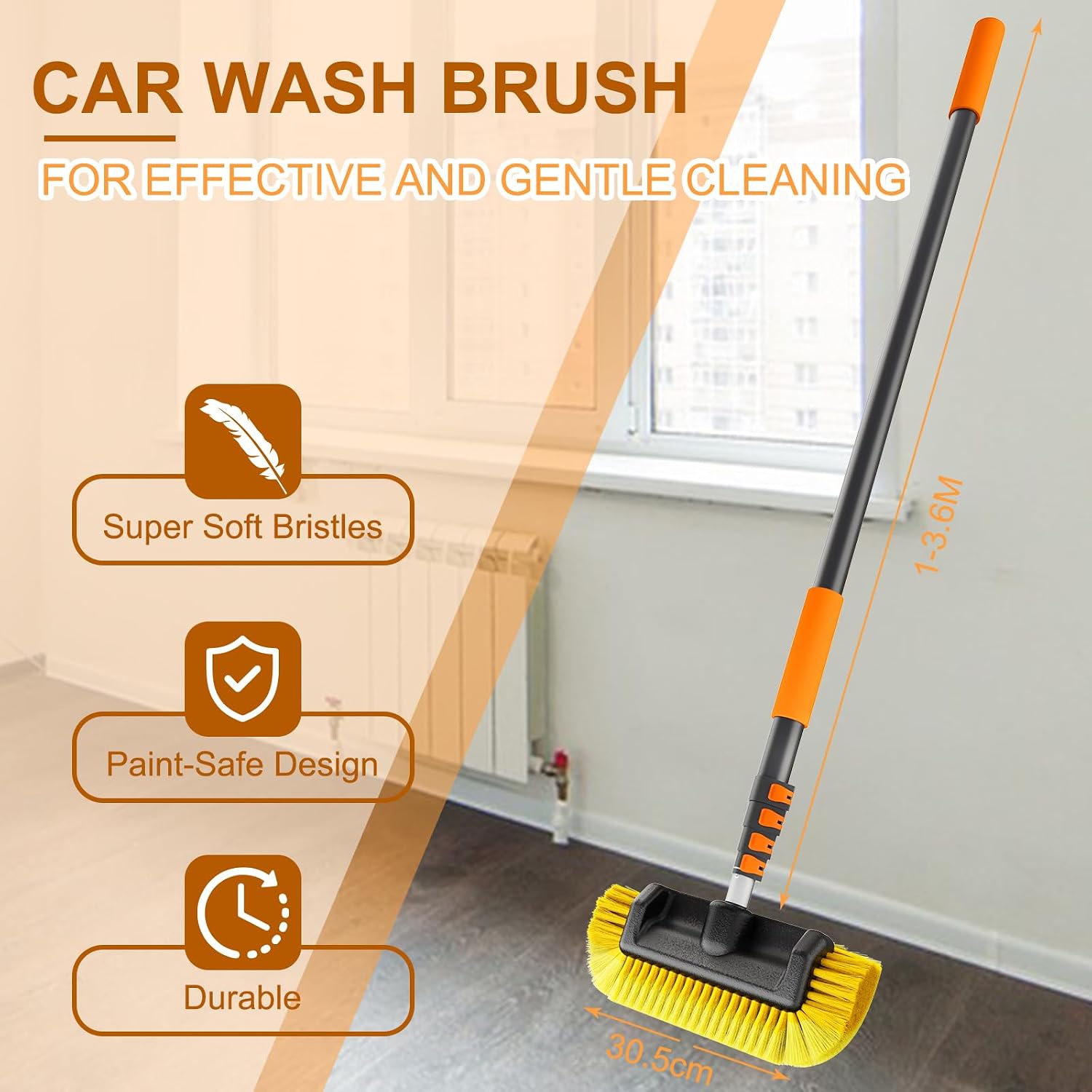 Thumbnail 2 de SISUPASSIE 3.6m Telescopic Car Wash Brush