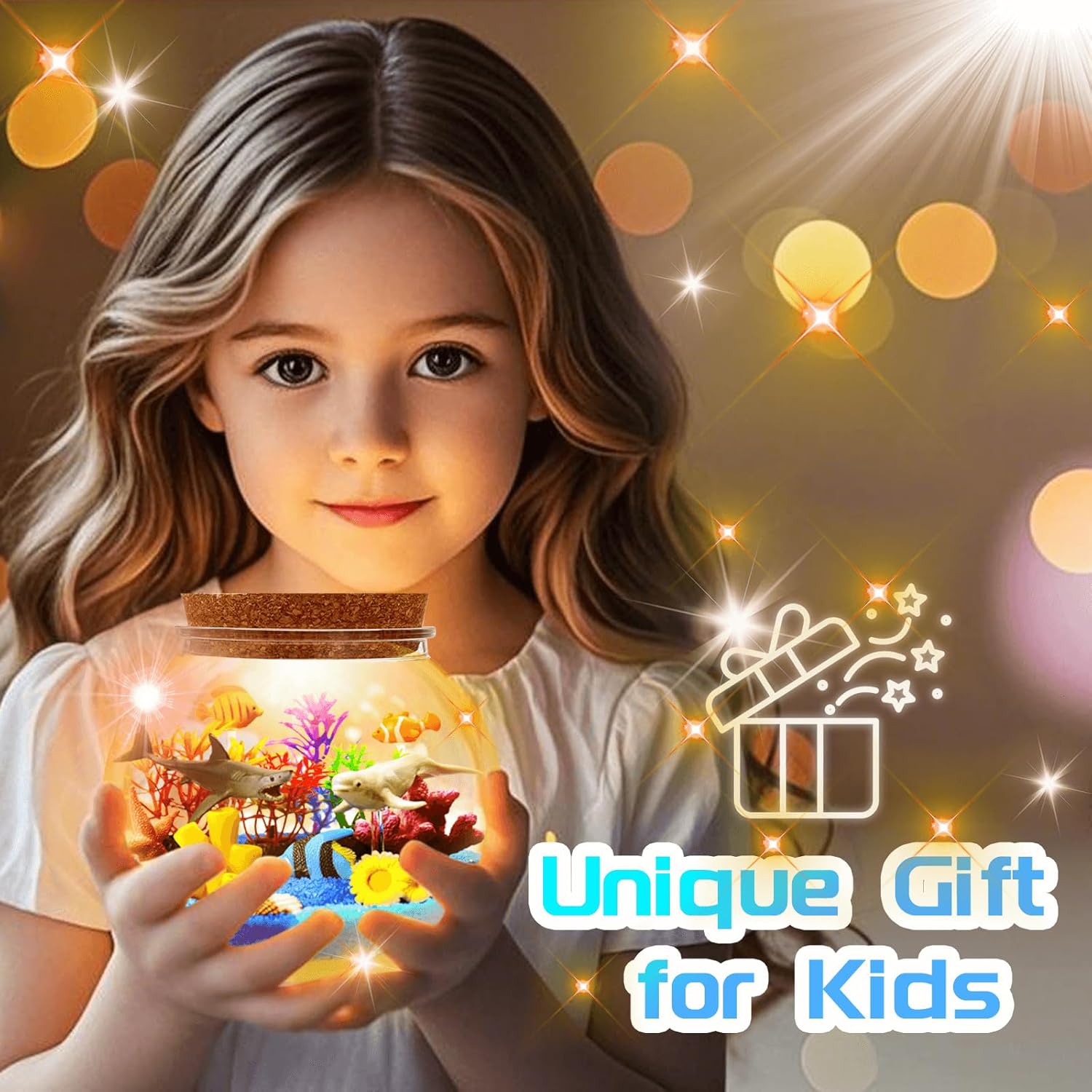 Thumbnail 5 de Ocean Light Up Terrarium Kit 13-color LED 🌊