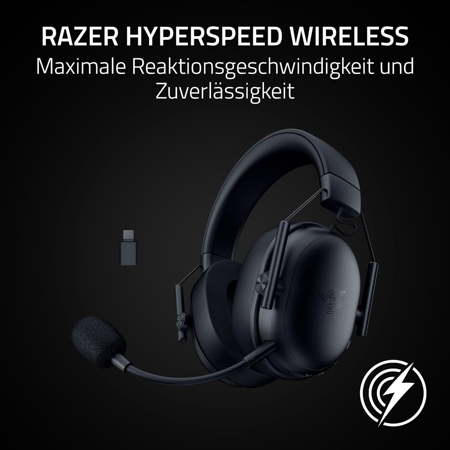 Thumbnail 6 de Razer BlackShark V3 X HyperSpeed – Kabelloses E-Sport-Headset, 270 g, TriForce 50 mm Gen 2