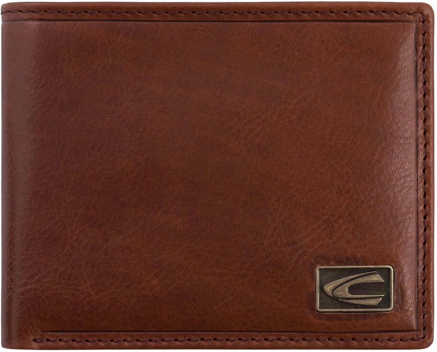 Detalle de camel active Japan Jeans Geldbörse Cognac – kompakt, sicher und ordentlich