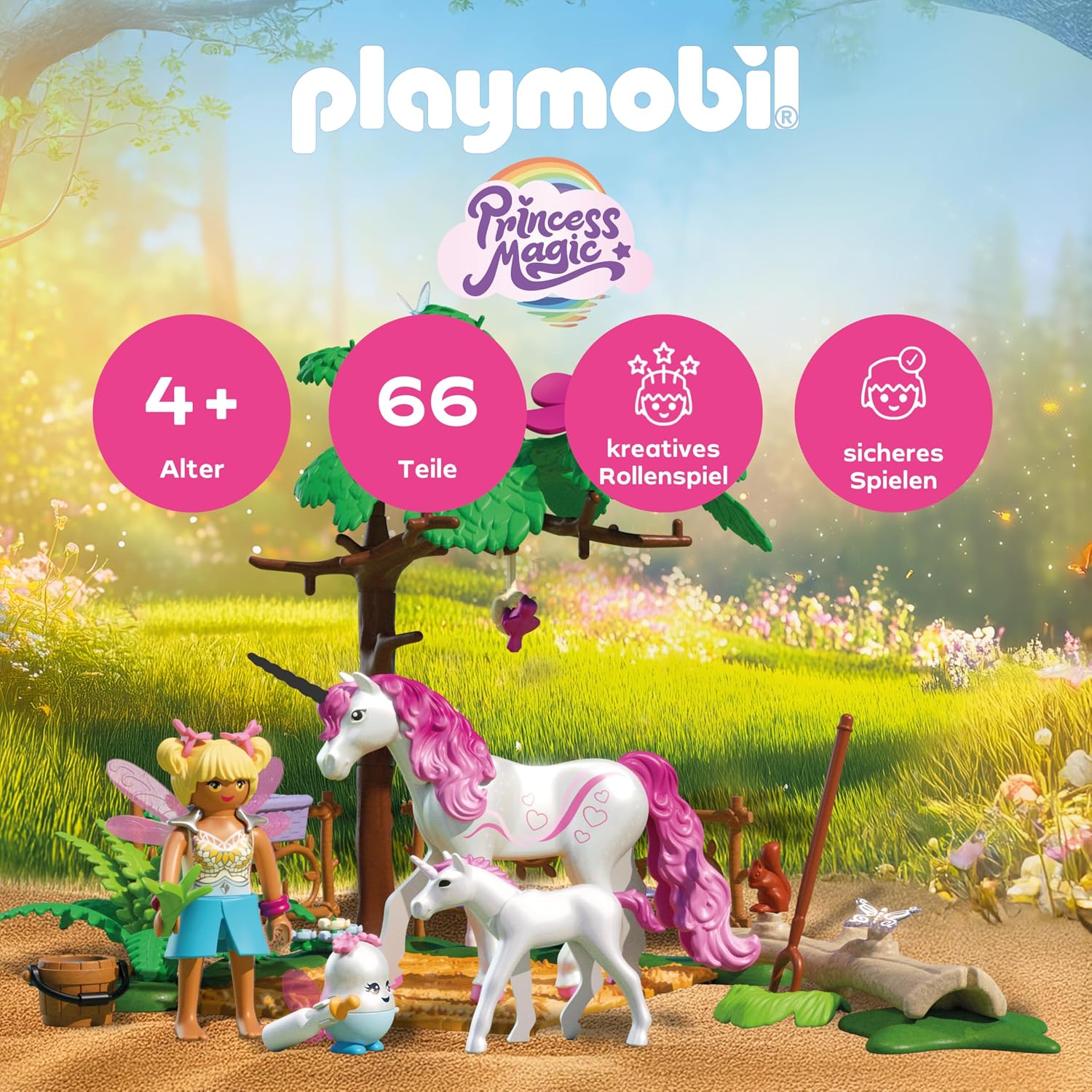 Thumbnail 1 de PLAYMOBIL Magic Unicorns – Zauberhafter Einhornstall (71839) für Fantasieräuberinnen und -räuber ab 4 Jahren