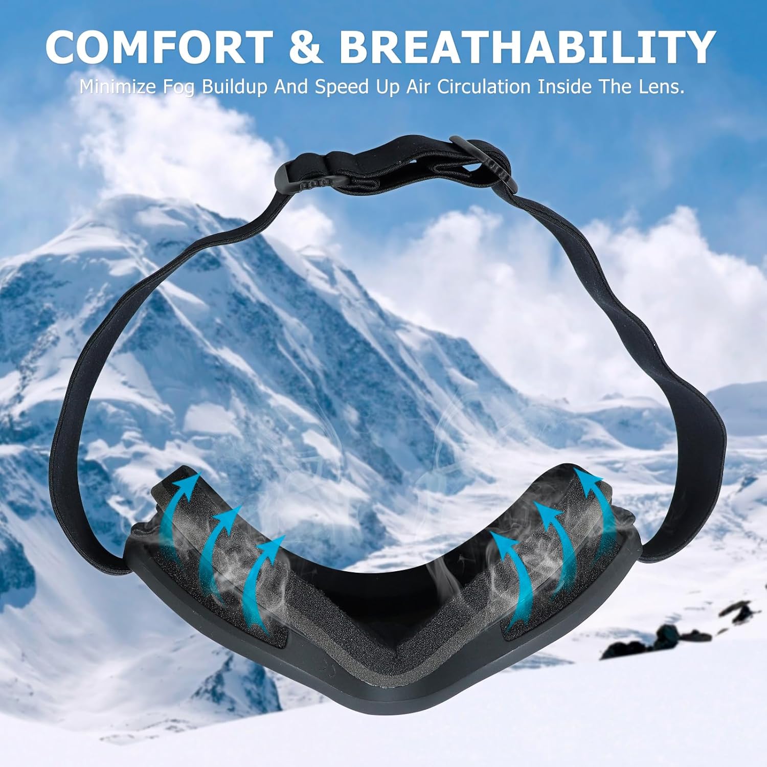 Thumbnail 4 de SPOSUNE OTG Ski Goggles for All