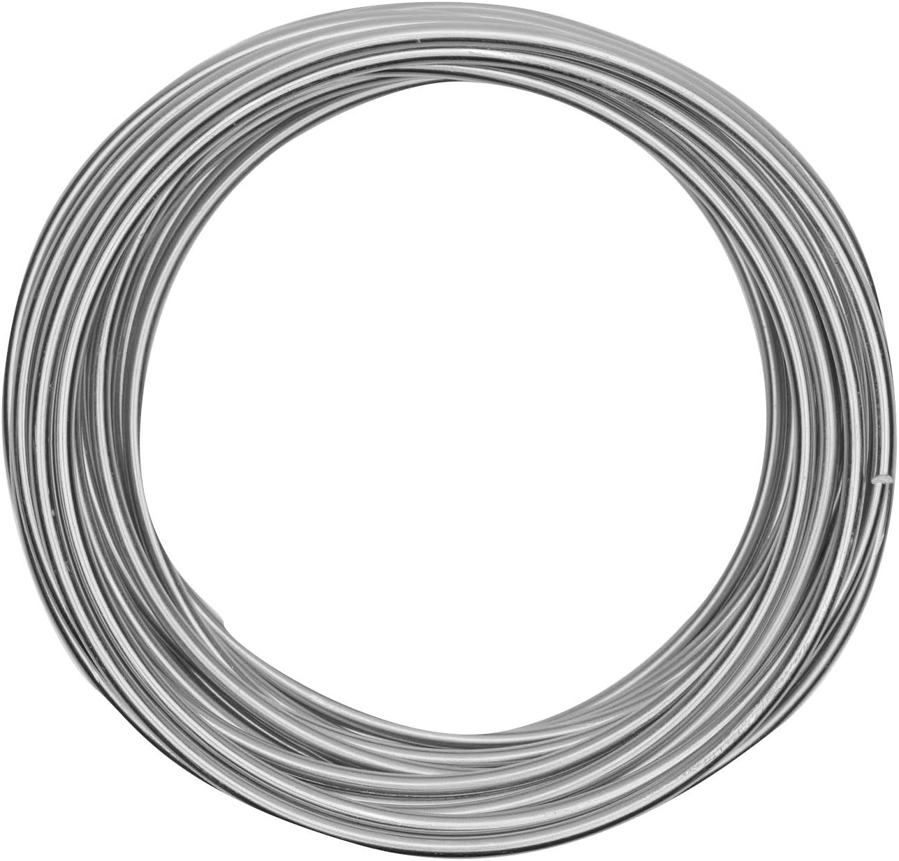 Vaessen Creative Fil Aluminium 10 m × 4 mm – Fil Métallique Silver (Argenté)