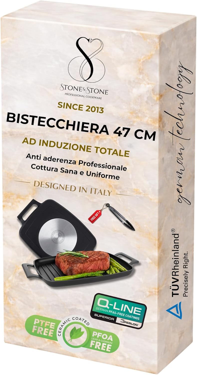Thumbnail 1 de Stone&Stone Bistecchiera induzione 47 cm