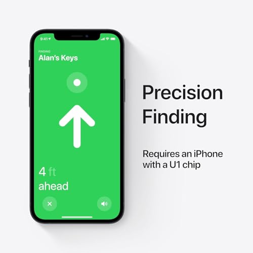 Detalle de Apple AirTag (1st Generation) 4 Pack: Find Your Essentials with Confidence